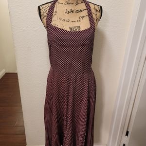 Anthropologie Printed Halter Dress